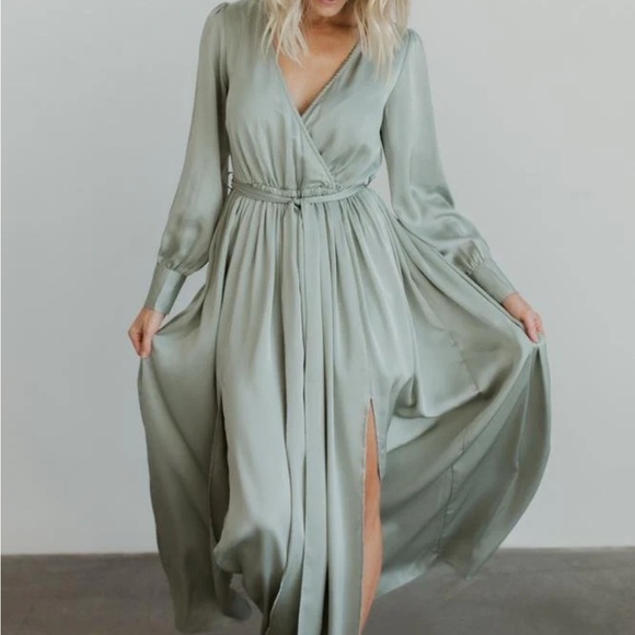 Baltic Born Jenna Maxi Satin Dress - Picture 2 of 6